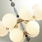 Люстра со вставками из керамики SkyEast 12 ламп варинант исполнения - 3 | Loft Concept в Костроме