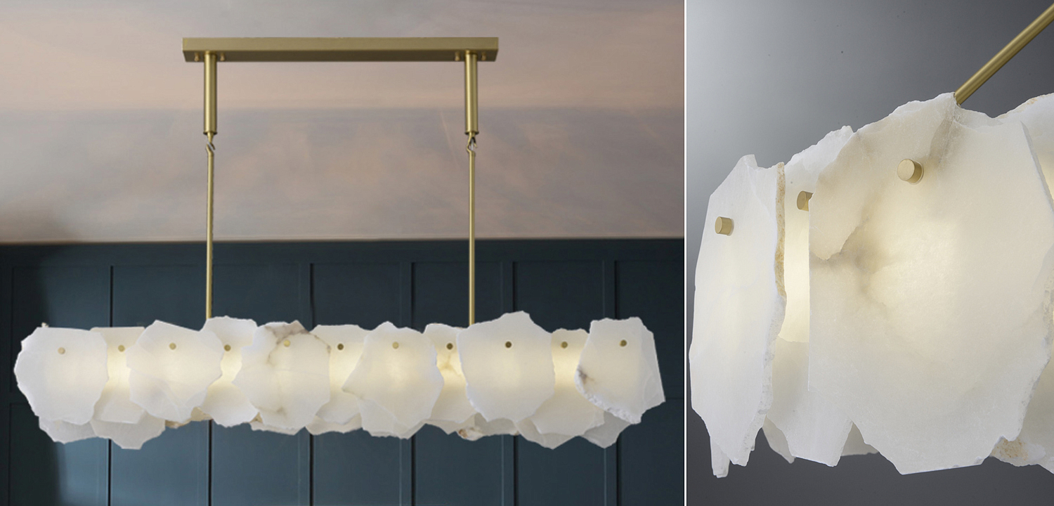 Люстра Lucretia Marble Rectangular Chandelier Люстра Lucretia Marble Rectangular Chandelier - Loft-Concept в Костроме