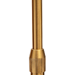 Торшер с мраморным столиком и золотым плафоном Ezio Floor Lamp варинант исполнения - 3 | Loft Concept в Костроме