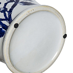 Ваза с крышкой и синим цветочным узором Blue & White Ornament  варинант исполнения - 4 | Loft Concept в Костроме