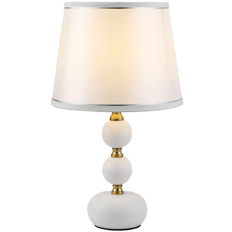 Настольная лампа с абажуром Altera Lampshade White Gold Table Lamp Белый Золотой Настольная лампа с абажуром Altera Lampshade White Gold Table Lamp Белый Золотой в Костроме | Loft Concept