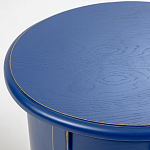 Синяя тумба на фигурных ножках Shelby варинант исполнения - 4 | Loft Concept в Костроме
