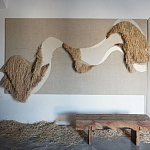 Декор настенный в Эко стиле Малибу wall panel Malibu Abstraction варинант исполнения - 1 | Loft Concept в Костроме