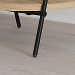 Стол приставной с 2-мя круглыми столешницами из дерева ESSEL OAK варинант исполнения - 2 | Loft Concept в Костроме