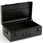 Металлический сундук Metal Chest Black варинант исполнения - 2 | Loft Concept в Костроме