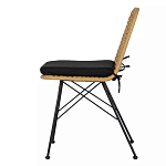 Стул с ротанговым плетением Wicker Stool без подлокотников варинант исполнения - 2 | Loft Concept в Костроме