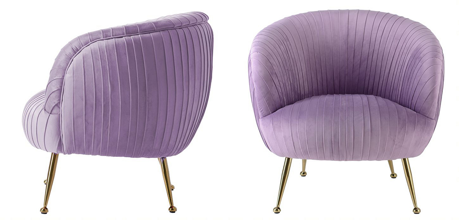 Кресло SOUFFLE CHAIR lilac Кресло SOUFFLE CHAIR lilac - Loft-Concept в Костроме