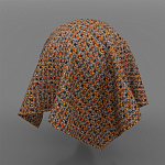 Мебельная ткань Шенилл терракотовый цвет 142 см T4-58 варинант исполнения - 10 | Loft Concept в Костроме