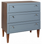 Комод серый из массива бука с 3-мя ящиками Wenge Light варинант исполнения - 1 | Loft Concept в Костроме