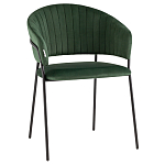 Стул в велюре зеленого цвета Horizon варинант исполнения - 1 | Loft Concept в Костроме