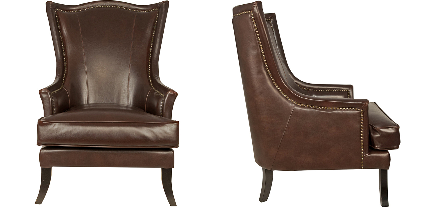 Кресло Gregoir Armchair натуральная кожа Кресло Gregoir Armchair натуральная кожа - Loft-Concept в Костроме