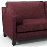 Мебельная ткань Шенилл бордовый цвет 138 см T4-38 варинант исполнения - 6 | Loft Concept в Костроме