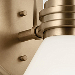 Бра с белым матовым плафоном в форме конуса Kichler варинант исполнения - 6 | Loft Concept в Костроме