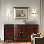 Бра вертикальное с белым полукруглым плафоном и длинным стержнем S Kichler варинант исполнения - 15 | Loft Concept в Костроме