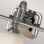 Бра для ванных комнат с квадратными матовыми плафонами на основании цвета хром Feiss варинант исполнения - 7 | Loft Concept в Костроме