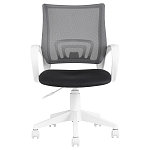 Офисное кресло с основанием из белого пластика Desk chairs Black варинант исполнения - 2 | Loft Concept в Костроме