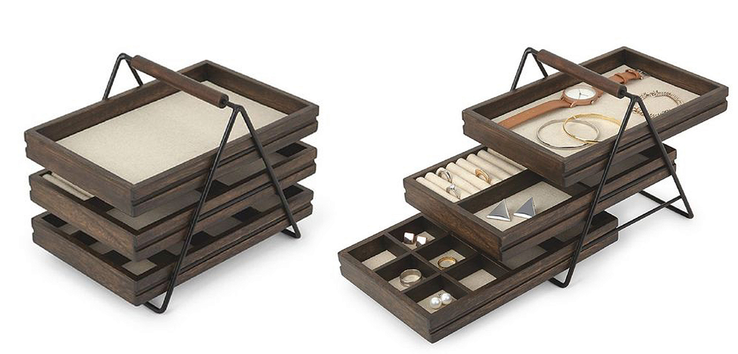Шкатулка Tiered Jewerly Storage Box Шкатулка Tiered Jewerly Storage Box - Loft-Concept в Костроме