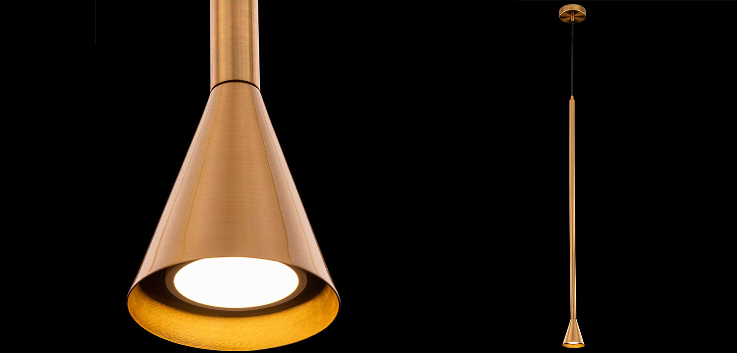 Подвесной светильник Austere gold Подвесной светильник Austere gold - Loft-Concept в Костроме