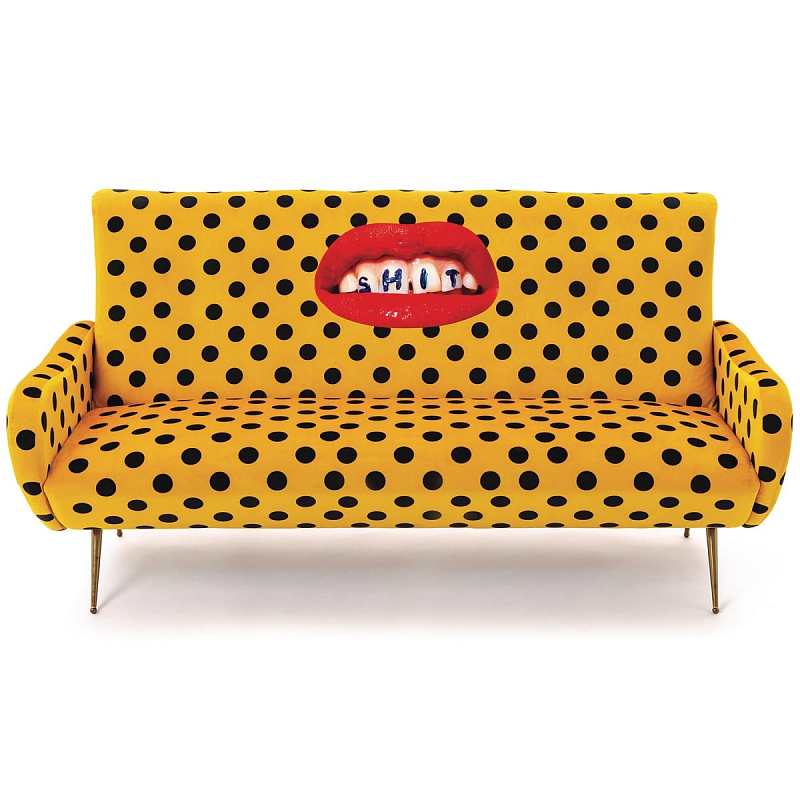Диван Seletti Sofa Three Seater Shit Желтый Диван Seletti Sofa Three Seater Shit Желтый в Костроме | Loft Concept