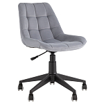 Мягкое компьютерное кресло Plushe Grey варинант исполнения - 1 | Loft Concept в Костроме