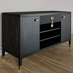 Комод-буфет Elsa Dreams Black с открытыми полками   варинант исполнения - 2 | Loft Concept в Костроме