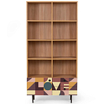 Широкий стеллаж с принтом Elise Rack варинант исполнения - 6 | Loft Concept в Костроме