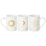 Кружка из фарфора с рисунком звезд и созвездий 300 мл Porcelain Astronomy Collection варинант исполнения - 1 | Loft Concept в Костроме