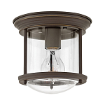 Потолочный светильник для ванных комнат со стеклянным плафоном и одной лампой Hinkley варинант исполнения - 8 | Loft Concept в Костроме