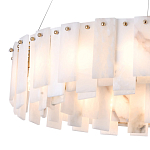 Люстра круглая декорированная натуральным камнем Stone Interior Accent варинант исполнения - 3 | Loft Concept в Костроме