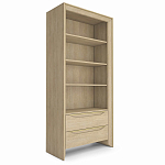  Стеллаж 2 ящика 4 открытые полки Flowchart 90 см варинант исполнения - 2 | Loft Concept в Костроме