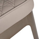 Стул барный светло-серый из экокожи Spectacular High Bar Stool варинант исполнения - 5 | Loft Concept в Костроме