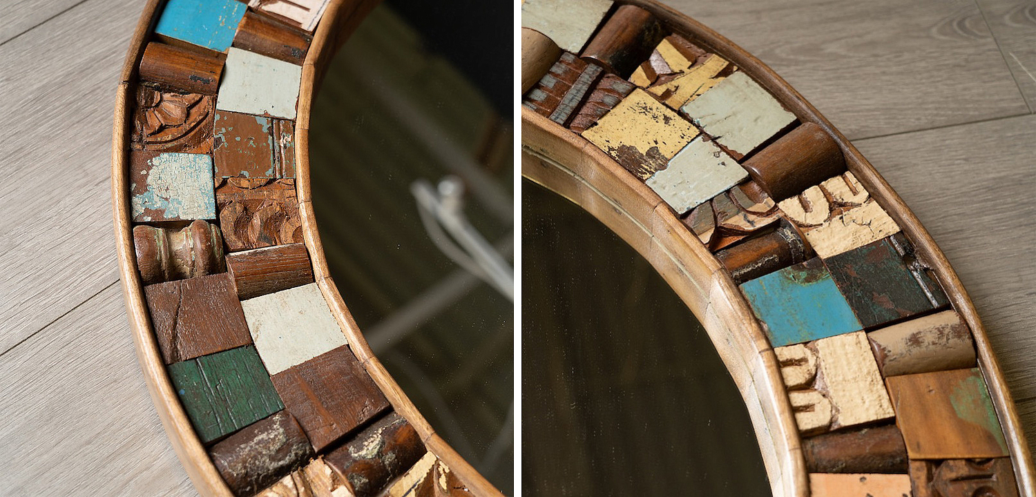 Зеркало Antique Wood Mirror Зеркало Antique Wood Mirror - Loft-Concept в Костроме