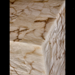 Торшер прямоугольный из натурального камня Calcite Geometry варинант исполнения - 10 | Loft Concept в Костроме