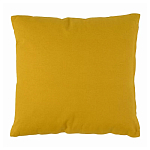 Подушка декоративная хлопковая горчичного цвета с абстрактным принтом Elysian Flow Sunset варинант исполнения - 2 | Loft Concept в Костроме