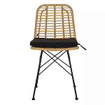 Стул с ротанговым плетением Wicker Stool без подлокотников варинант исполнения - 1 | Loft Concept в Костроме