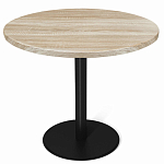 Стол обеденный с круглой столешницей светлый дуб Harris Collection варинант исполнения - 1 | Loft Concept в Костроме