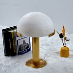 Настольная лампа c абажуром в форме купола из натурального камня  Heavenly Harmony варинант исполнения - 4 | Loft Concept в Костроме