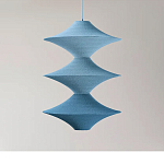 Подвесной вязаный голубой светильник «Звезда Востока 03» варинант исполнения - 1 | Loft Concept в Костроме