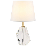 Настольная лампа с основанием из хрусталя Manlio Crystal Lampshade Table Lamp варинант исполнения - 1 | Loft Concept в Костроме