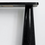 Консоль чёрная на 2-х конусообразных ножках Eros варинант исполнения - 3 | Loft Concept в Костроме