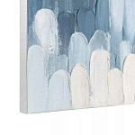Панно декоративное с ручной росписью Blue Strokes варинант исполнения - 3 | Loft Concept в Костроме