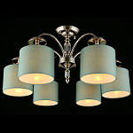 Люстра потолочная Nikoletta с бирюзовым плафоном варинант исполнения - 1 | Loft Concept в Костроме