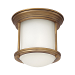 Потолочный светильник для ванных комнат с цилиндрическим стеклянным плафоном и одной лампой Hinkley варинант исполнения - 9 | Loft Concept в Костроме