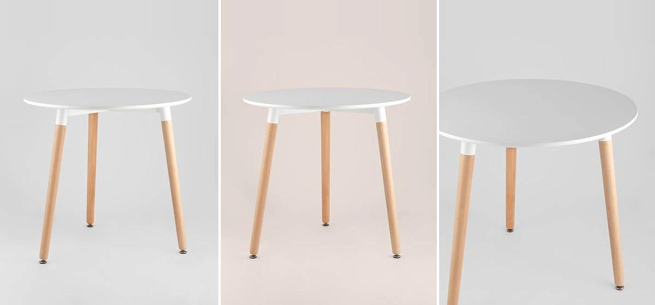 Стол обеденный Hoffman Collection круглый три ножки Стол обеденный Hoffman Collection круглый три ножки - Loft-Concept в Костроме