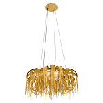 Люстра круглая подвесная с металлическими дугами и длинными цепочками 80 см Atlantis Chain варинант исполнения - 12 | Loft Concept в Костроме