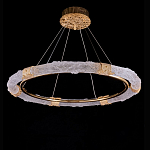 Люстра в форме кольца с золотым декором Warm Heavenly Light варинант исполнения - 1 | Loft Concept в Костроме