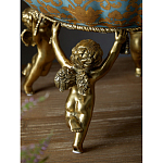 Чаша с орнаментом на бронзовых ножках в виде ангелов Eden Garden варинант исполнения - 7 | Loft Concept в Костроме