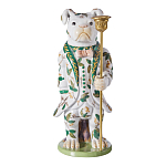 Подсвечник в виде собачки из фарфора с бронзовыми элементами Eden Garden варинант исполнения - 4 | Loft Concept в Костроме