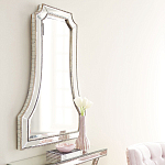 Зеркало в серебристой фигурной раме Silver Reflection варинант исполнения - 4 | Loft Concept в Костроме