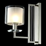 Бра с геометрическим каркасом из металла и цилиндрическим стеклянным плафоном Laurent варинант исполнения - 4 | Loft Concept в Костроме